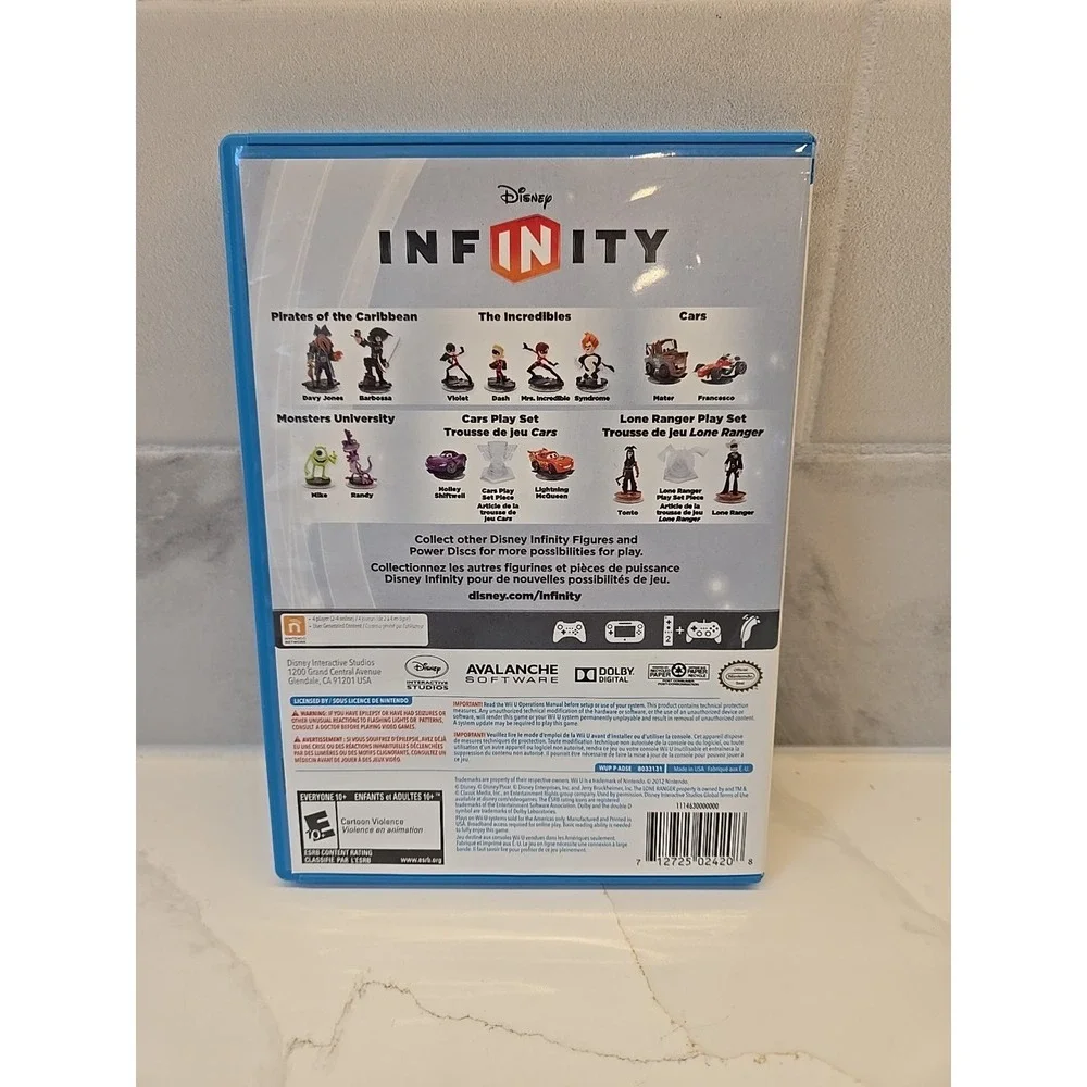 Disney Infinity 1.0 (Nintendo Wii U, 2012) CIB